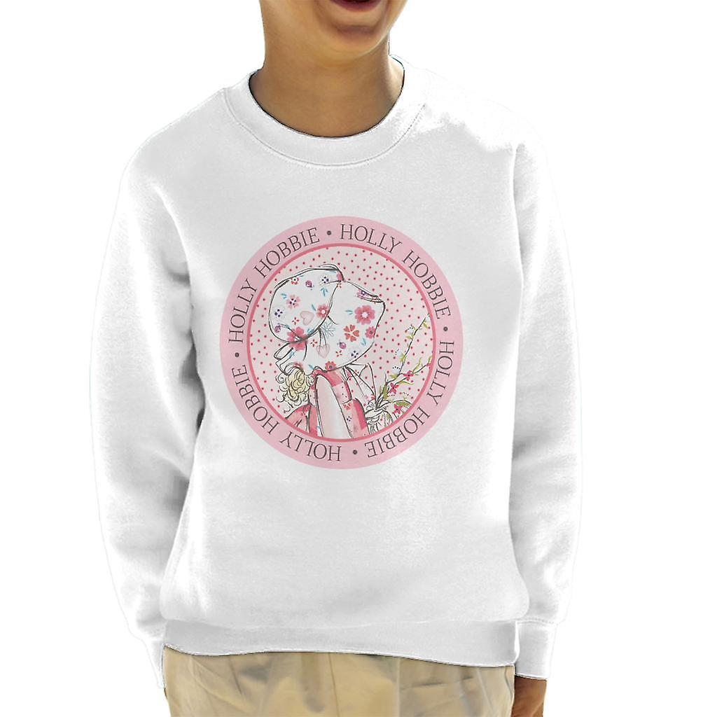 Holly Hobbie Circle Kid's Sweatshirt White X-Large (12-13 yrs)