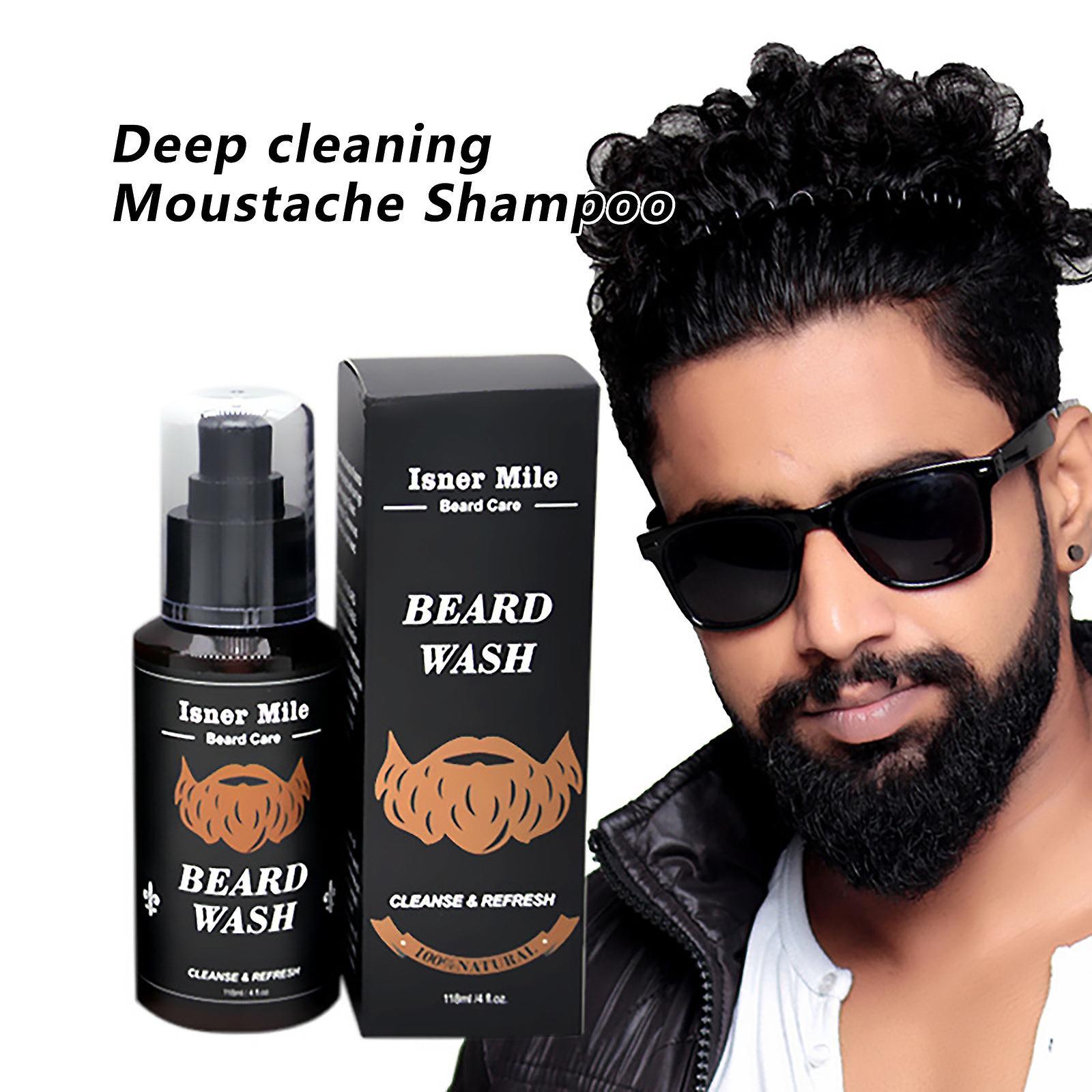 Gaoguan Beard Wash Deep Cleansing Shampoo Men's Cleaning Beard Shampoo Multicolor