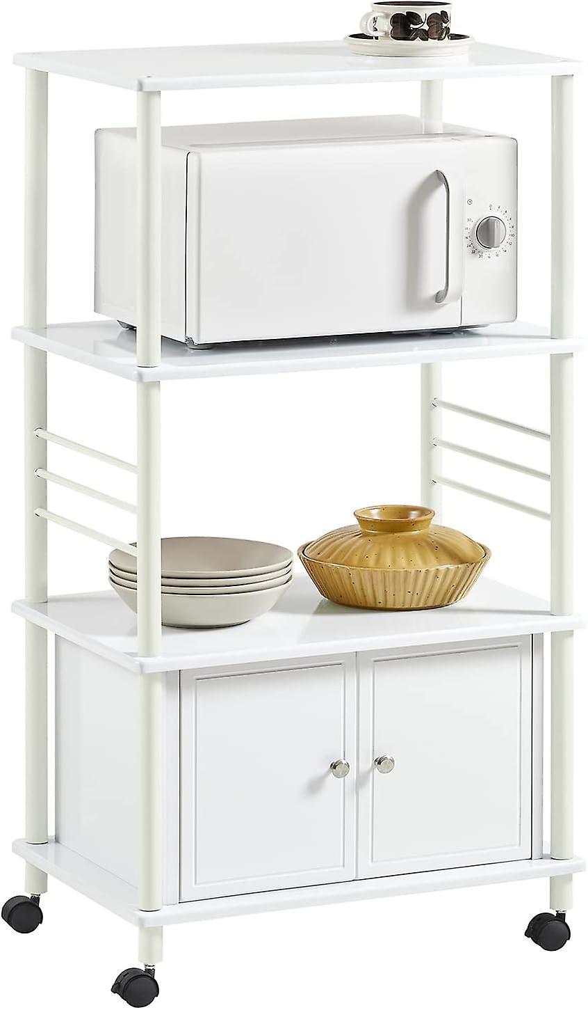 SoBuy White Kitchen Storage Cabinet,FRG12-W