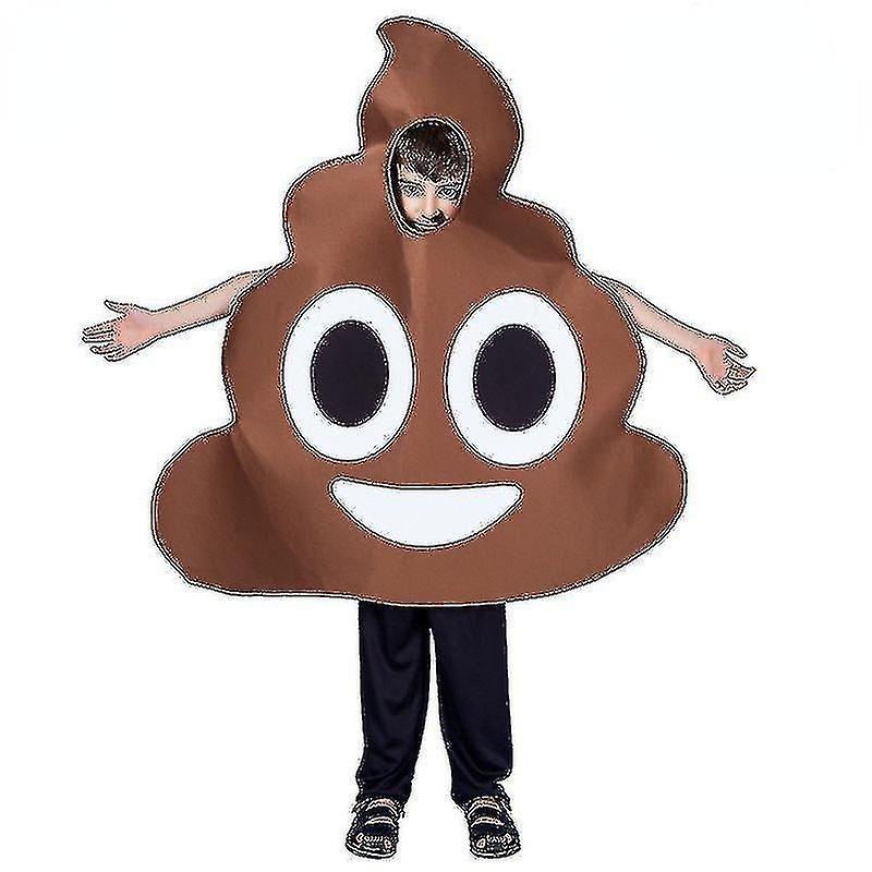 Sszfv Funny Cute Poop Halloween Costume Cosplay Clothes For Child Kids Teen Boys Dress Up Party Ee069