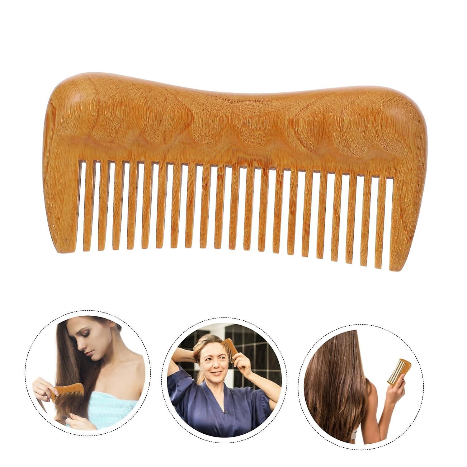 Baodan Massage Comb Boxwood Scalp Massagers Scratching Comb Scalp Massage Multi Comb Hair Styling Comb Multi-Purpose Comb Wooden Comb No Knot Haird...