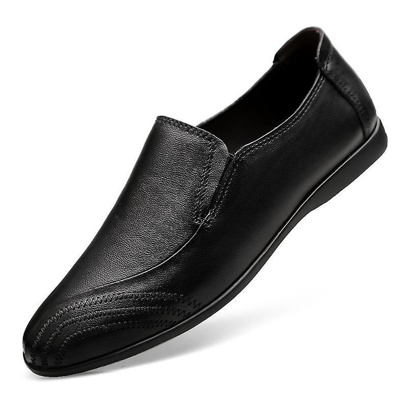 Mickcara Men's WDF8316 Slip-On Loafer Black Us6.5/eu39