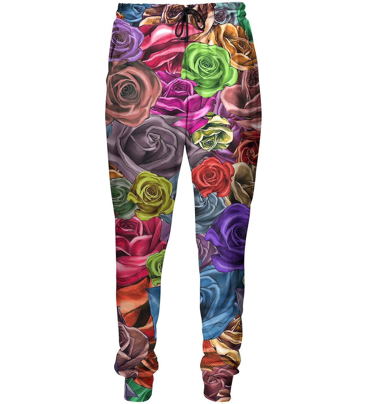 Mr Gugu & Miss Go Mr. Gugu Miss Go Colorful roses sweatpants clear 2XL