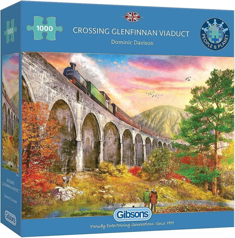 Gibsons Games Gibsons Crossing Glenfinnan Viaduct Jigsaw Puzzle (1000 Pieces)