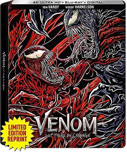 Sony Pictures Venom: Let There Be Carnage  [ULTRA HD BLU-RAY REGION: A USA] Ltd Ed, With Blu-Ray, Steelbook, 4K Mastering, Digital Copy USA import