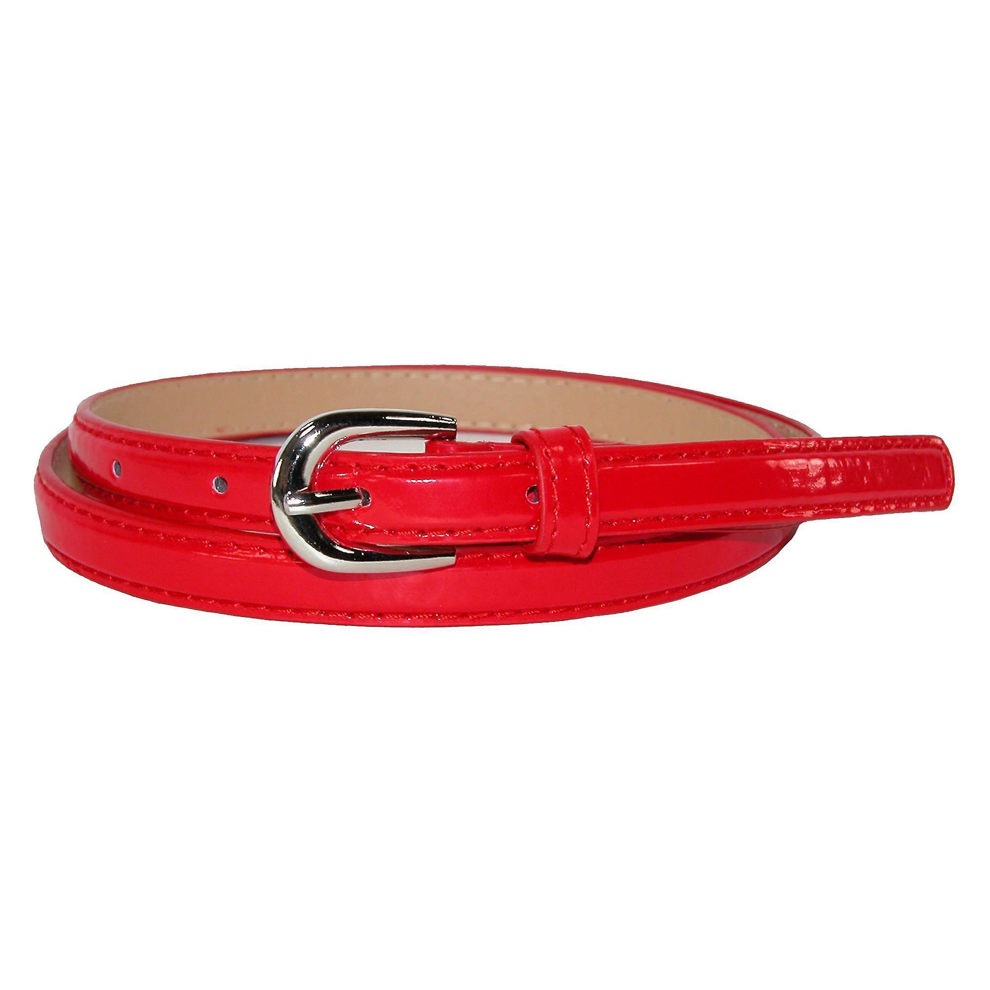 CTM_ CTM  Skinny Dress Belt (Women) Red Small