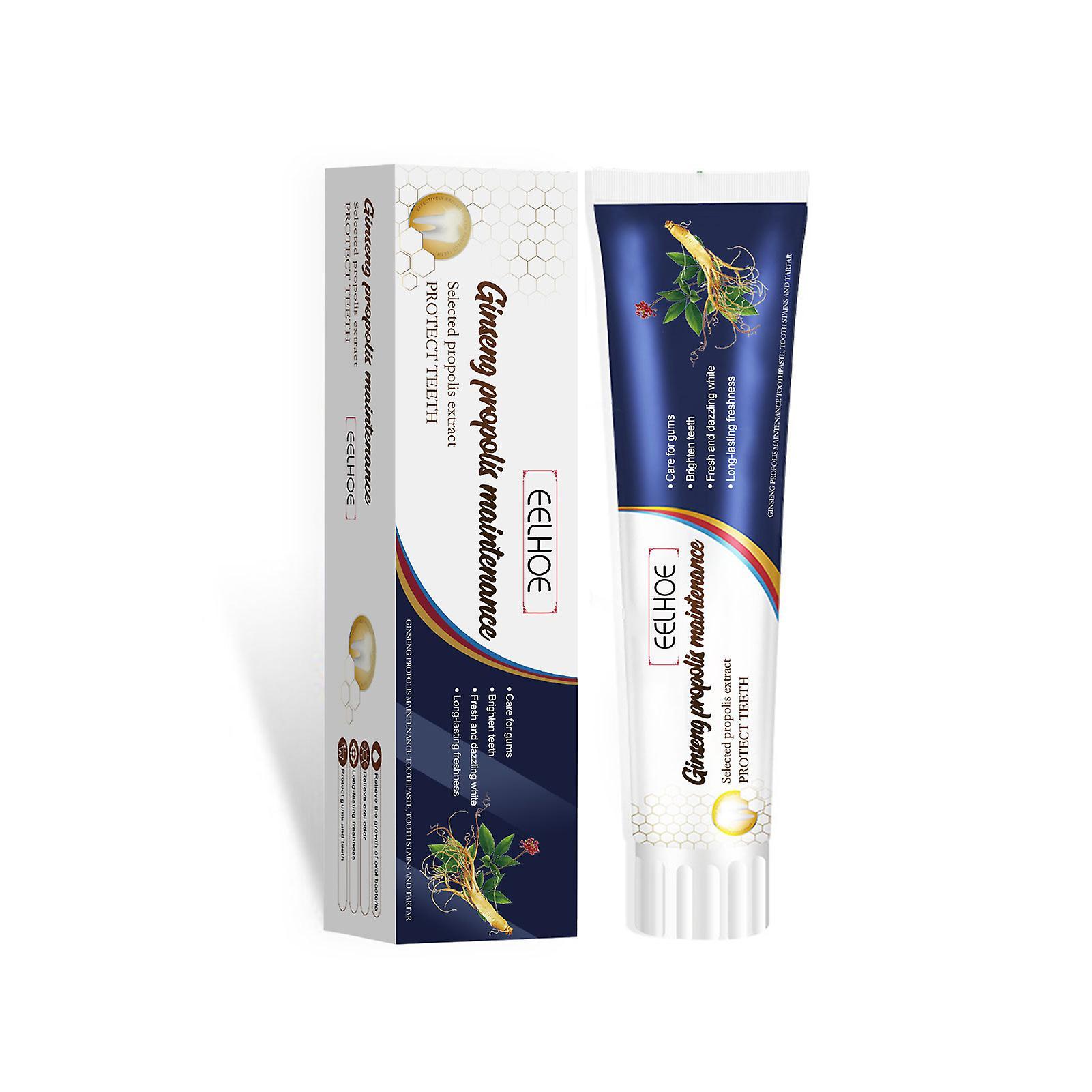 unbrand Ginseng Propolis Whitening Toothpaste Remove Stains Color Correction Toothpaste For Sensitive Teeth & Gum Problems