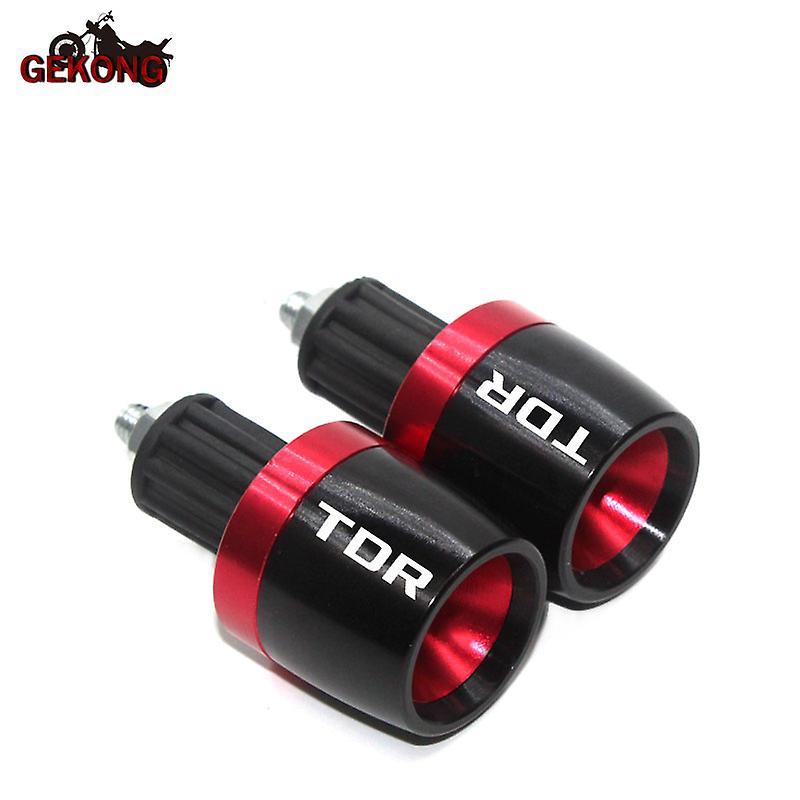 Jhshop For Yamaha Tdr125 Tdr240 Tdr250 Tdr 125 240 250 Motorcycle Handlebar Grips End Handle Bar Cap End Plug Red