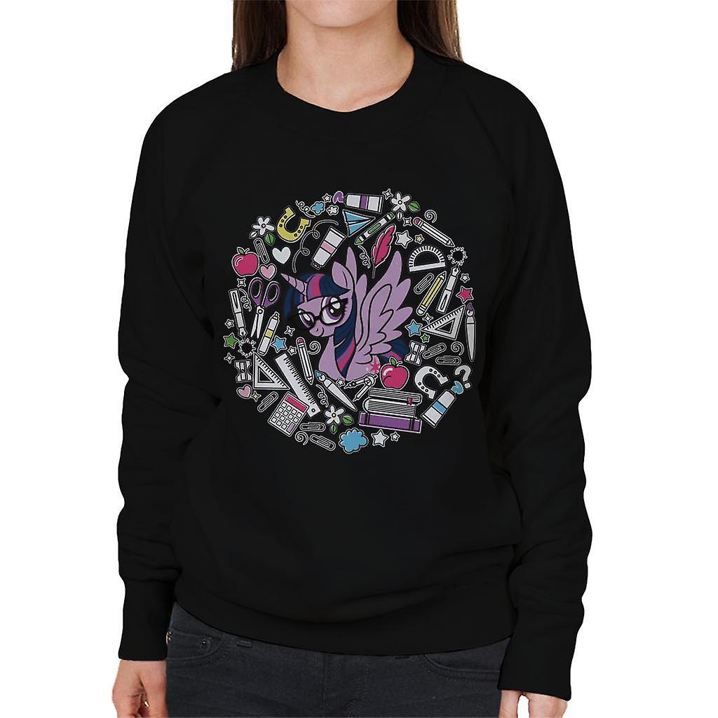 My Little Pony Twilight Sparkle Ready For School Women's Sweatshirt Black Medium