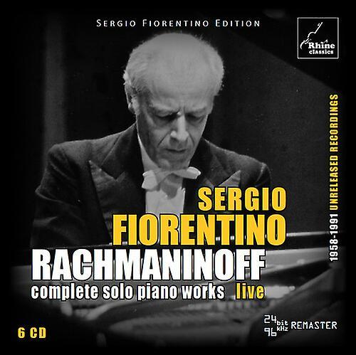 Rhine Classics Rachmaninoff / Fiorentino - Complete Solo Piano Works  [COMPACT DISCS] Boxed Set USA import