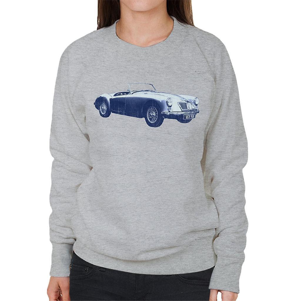 MG MGA 1962 British Motor Heritage Women's Sweatshirt Heather Grey XX-Large