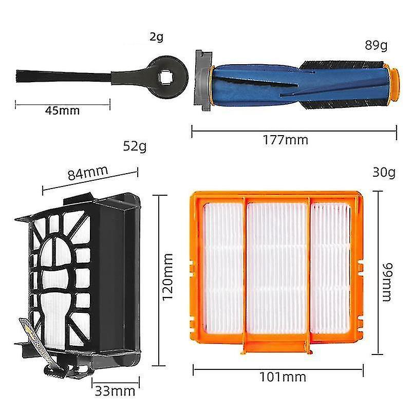 Tianzun Replacement Parts Kit For Shark Brush Hepa Filter Primary Filter