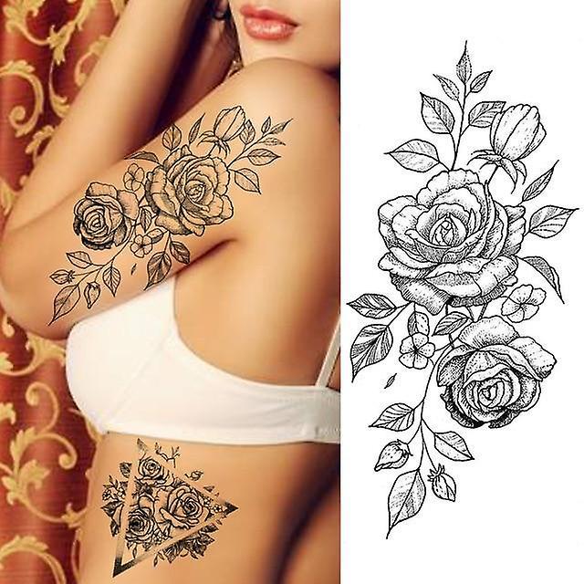 Slowmoose Water Transfer Temporary Fake Tattoo Stickers - Body, Chest, Waist, Wrist - PMZ033