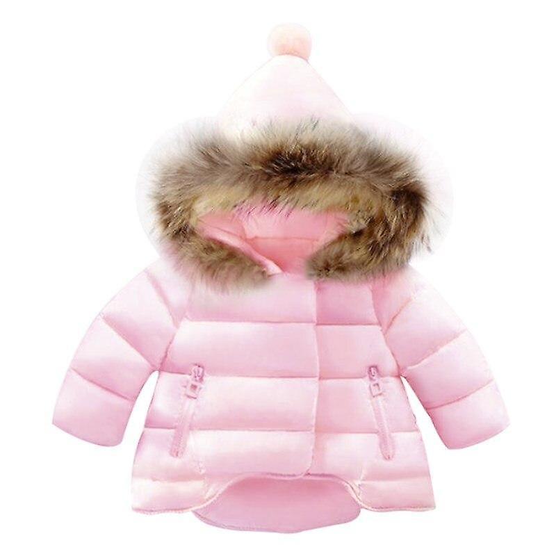 Slowmoose Winter Baby / Jackets, Snowsuit Coat Warm Velvet Outerwear pink-3508523 18M