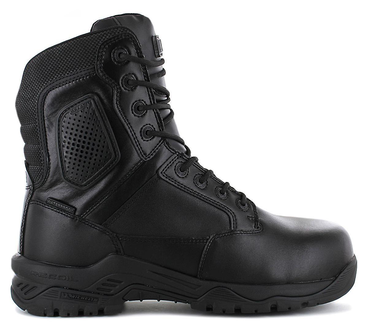 MAGNUM Strike Force 8.0 Leather S3 - Men ́s Safety Boots Safety Shoes Black M801551-021 EU 44 UK 10