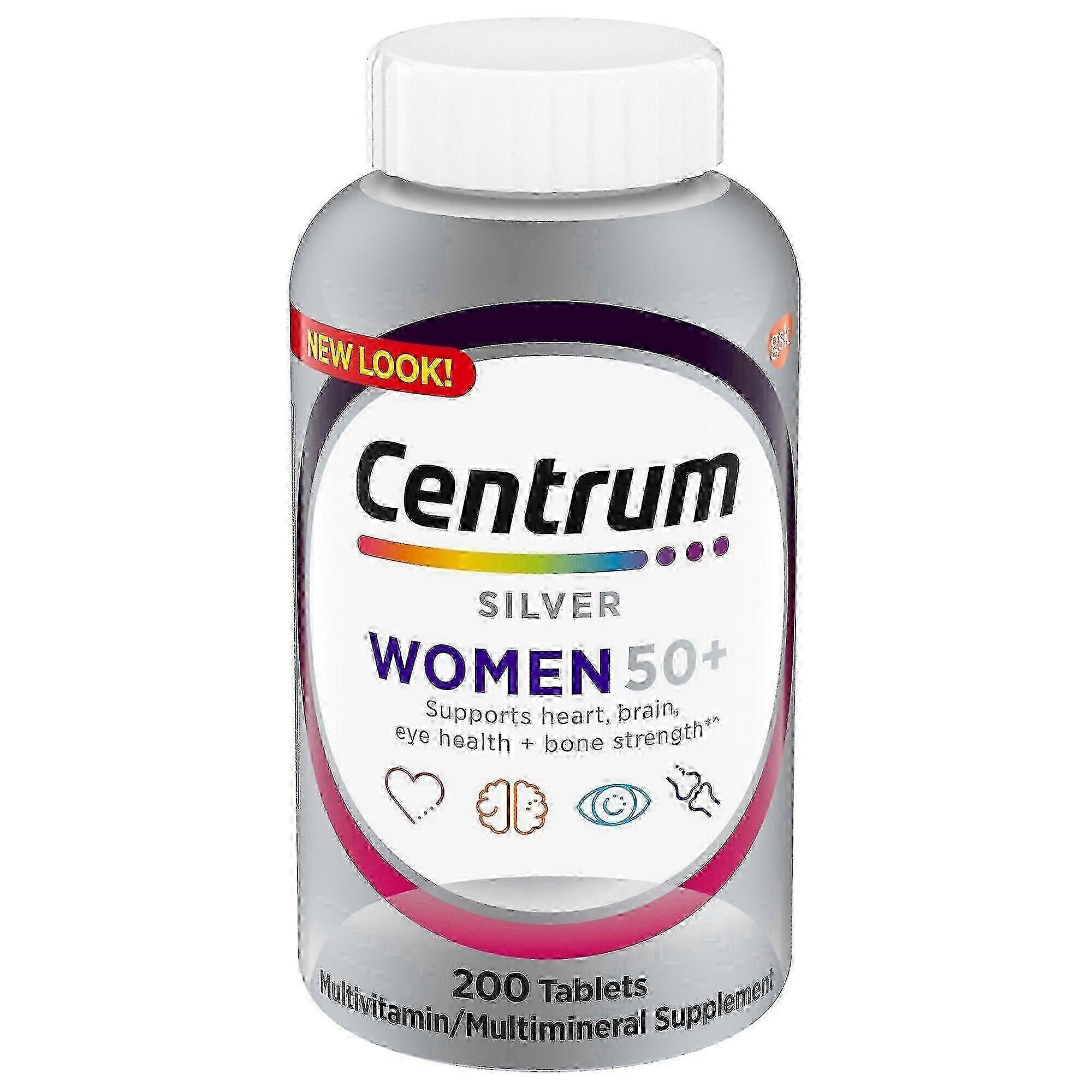 Centrum silver women 50+ multivitamin, tablets, 200 ea