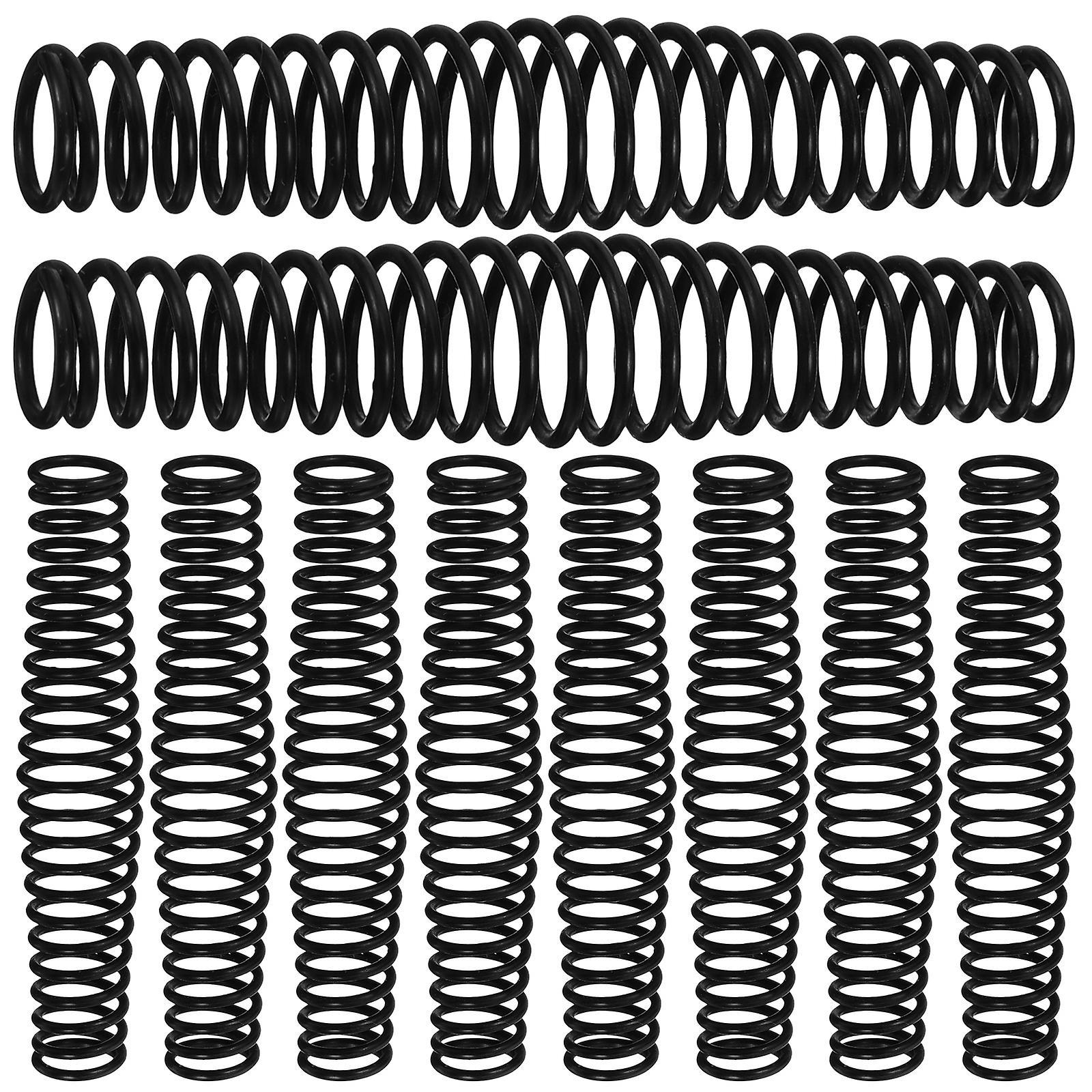 Tinksky 10Pcs Replaceable Pruner Springs Long Reach Pruner Springs Replacement Garden Supply Black 5.50X1.00X1.00CM