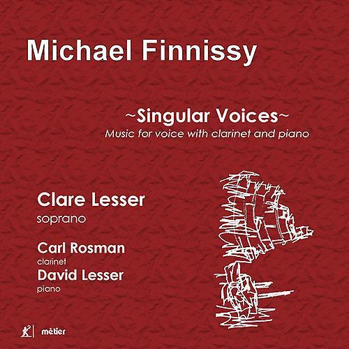 Metier Finnissy,Michael / Lesser,Clare / Lesser,David - Singular Voices  [COMPACT DISCS] USA import