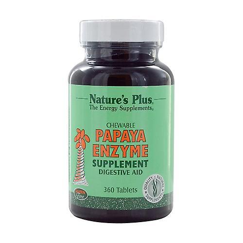 Nature's Plus Papaya Enzyme Chewable 360 tablets