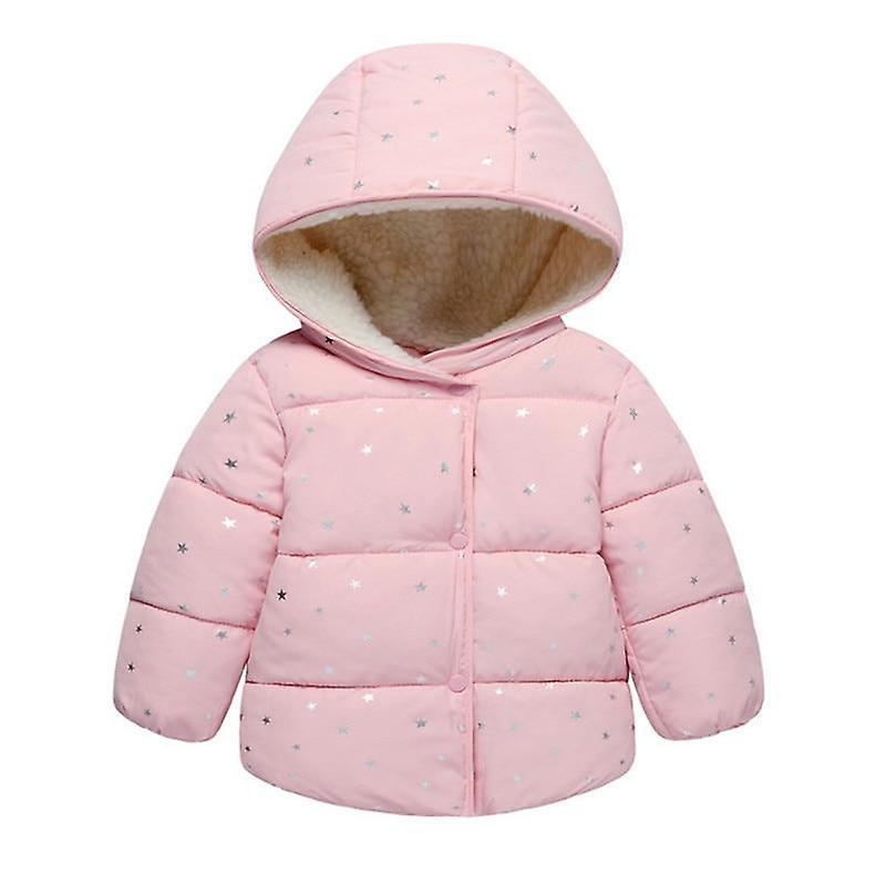 Slowmoose Winter Baby / Jackets, Snowsuit Coat Warm Velvet Outerwear pink-3661 9M