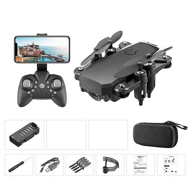 Slowmoose Djl Mini Drone, 4k Hd Camera With Foldable Quadcopter Toy Black 4K 1B Bag