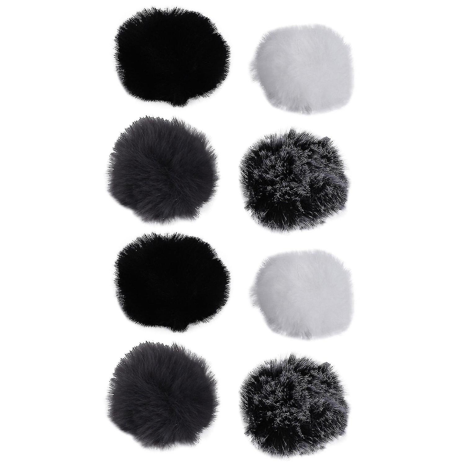 Guangzhou Yunlan Trading Co., 8pcs Universal Lavalier Microphone Furry Windscreen Fur Windshield Wind Muff For Lapel Lavalier Mic