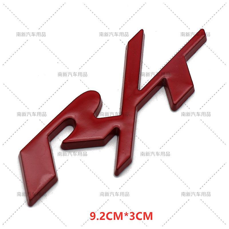 Redkid Metal R/t  Rt  Logo Emblem Badge Car Front Grille Stickers For Dodge Journey Charger Challenger Caliber Nitro Ram Car Styling T-06