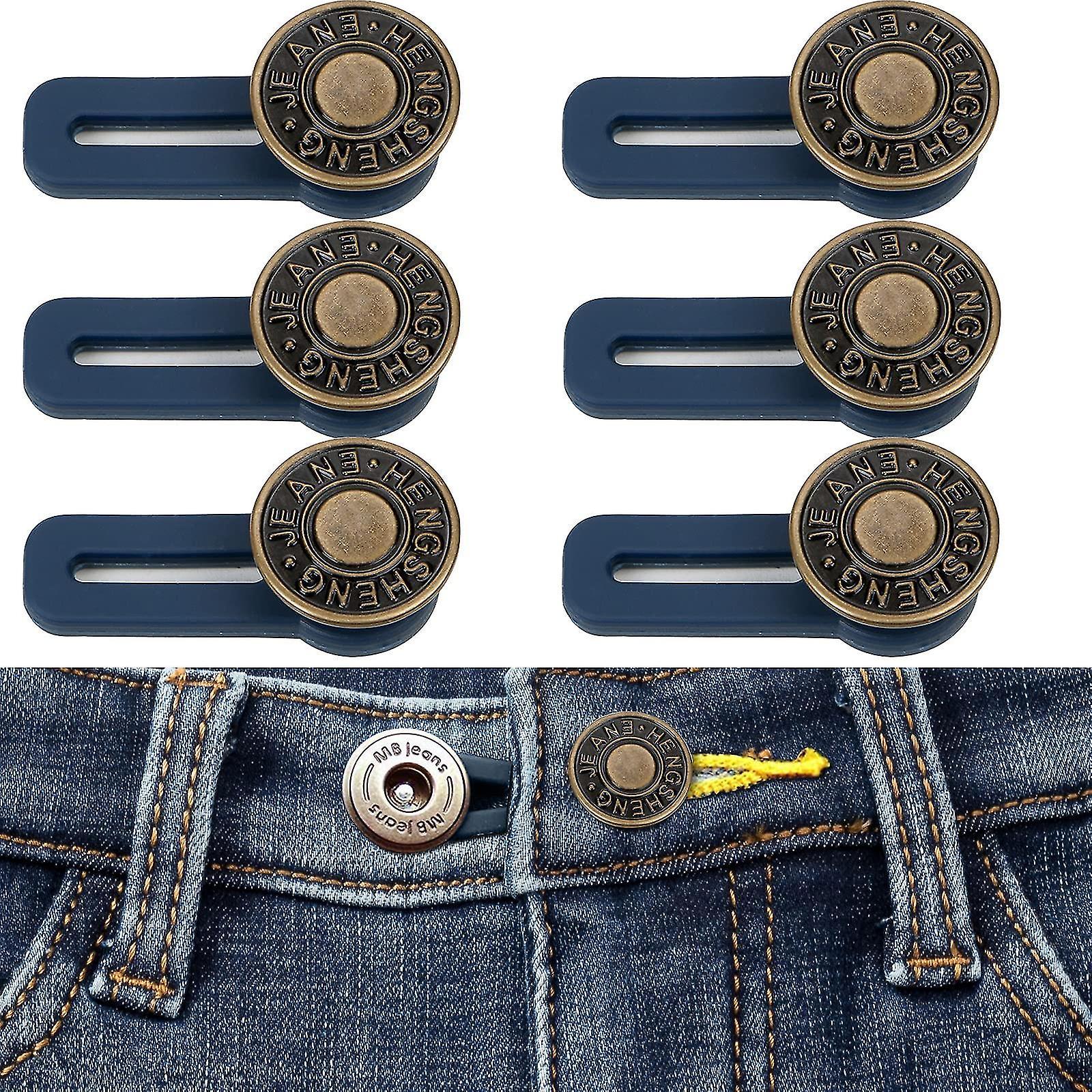 Ssylune 6 Sets Button Extender For Trousers Waist Extenders For Mens Or Womenpants Waist Extendertrousers Jean Button