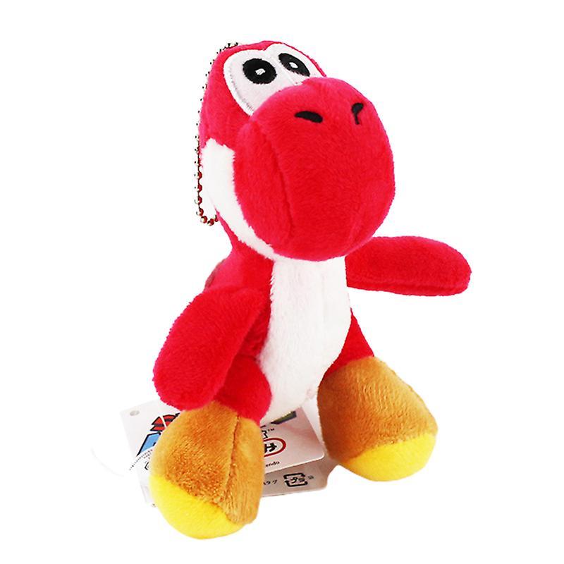 Fisheraw 12cm Children Kids Super Mario Bros Yoshi Stuffed Doll Plush Toy Figures Gift Red