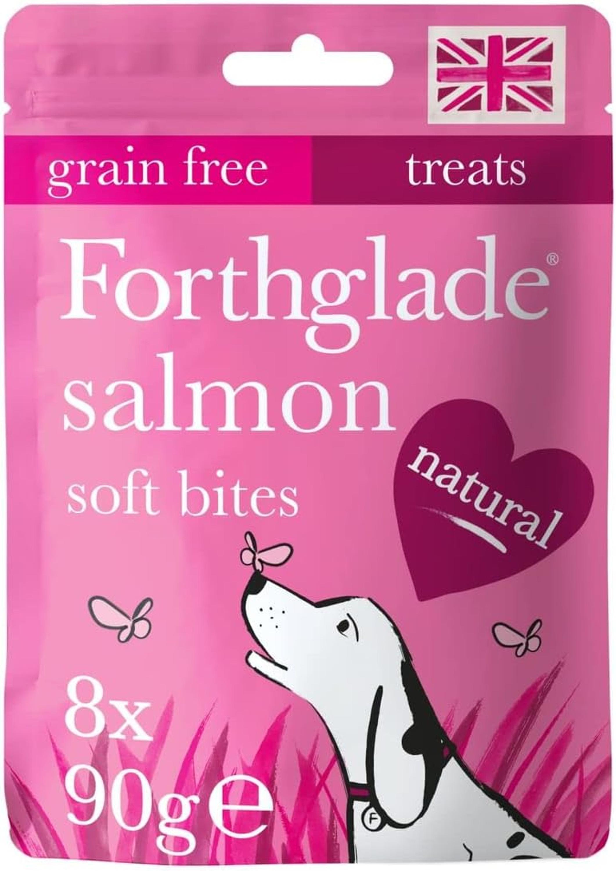 Forthglade Soft Bites Treats Salmon Grain Free Dog Treat 8 x 90g