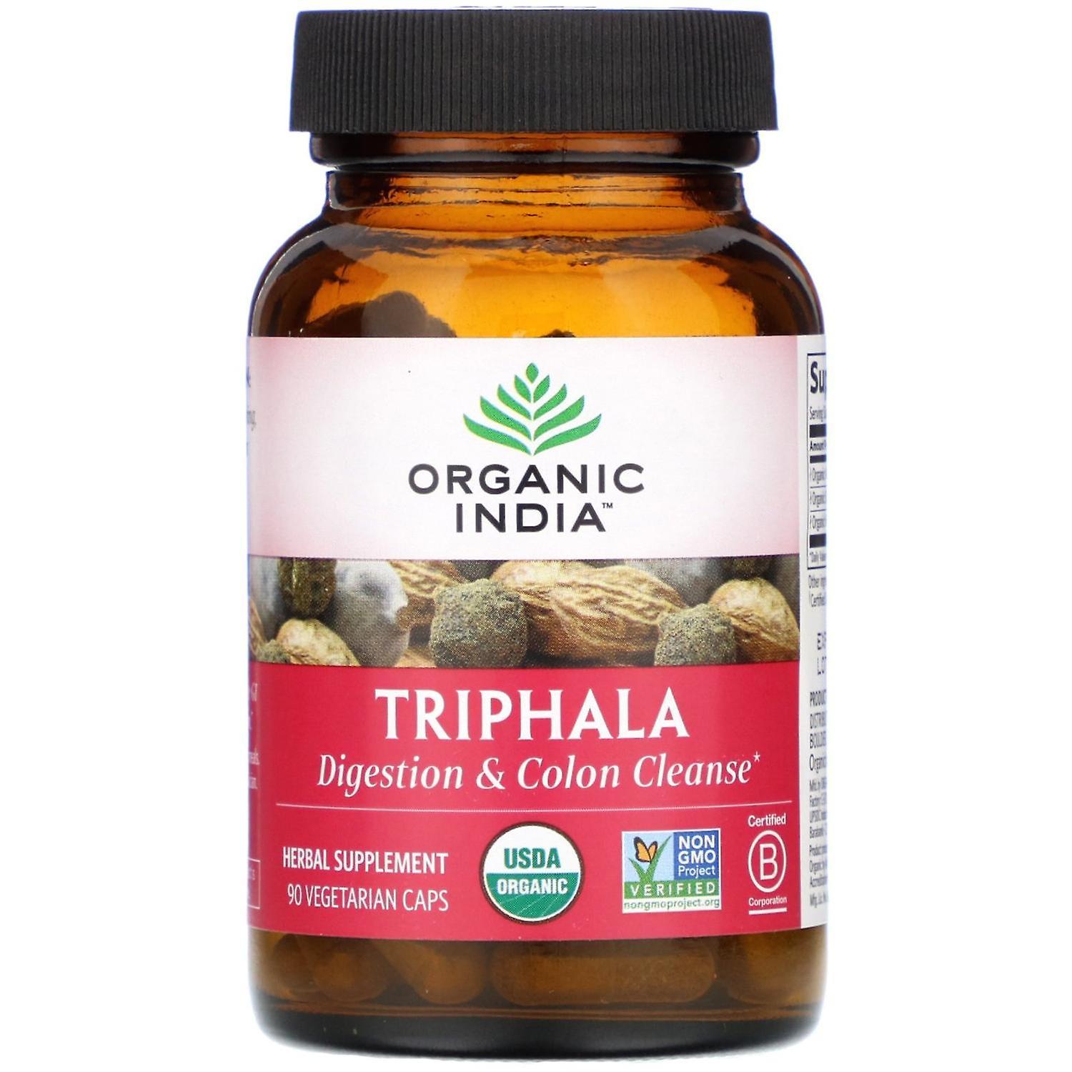 Organic India, Triphala, 90 Vegetarian Caps