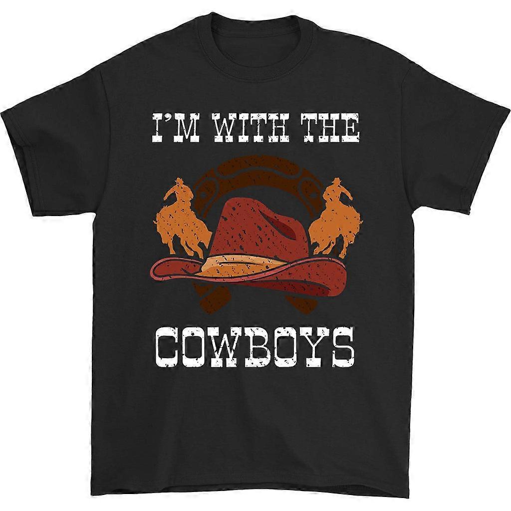 Fuzhou Bingyu Supply Chain Services Co., Ltd. I'm With The Cowboys T-shirt Black