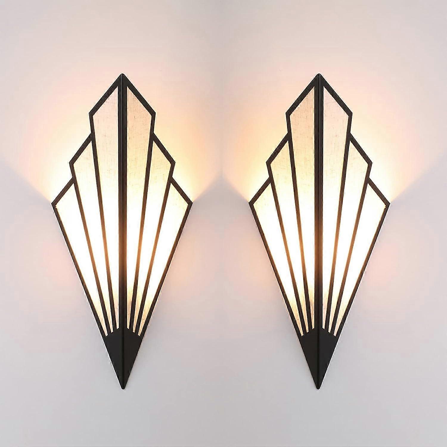 Heyone Modern Wall Light Simple Creative Wall Sconces Bedroom Aisle Living Room Wall Lamp Holder E12 Socket Art Deco Lighting Fixture