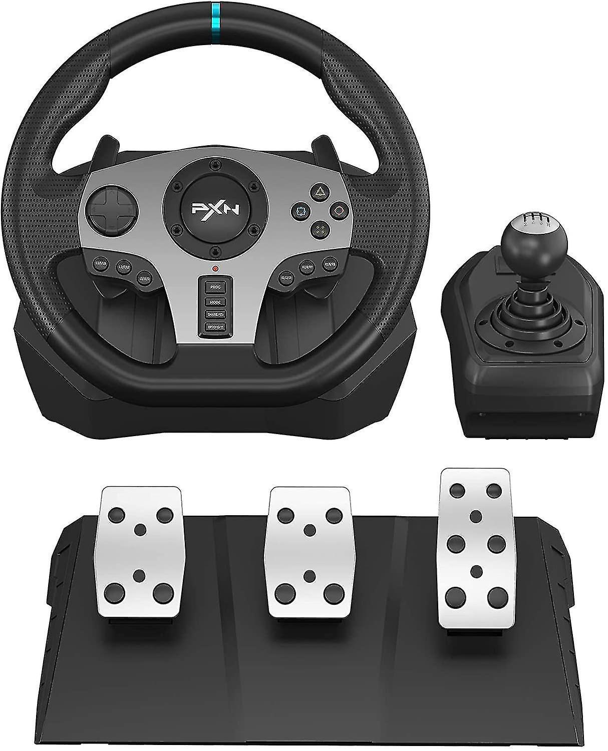 JUMPHERO Pxn-v900 900 Degree Ps4 Racing Car Gaming Steering Wheel Compatible with Xbox One/xbox Series/ Switc