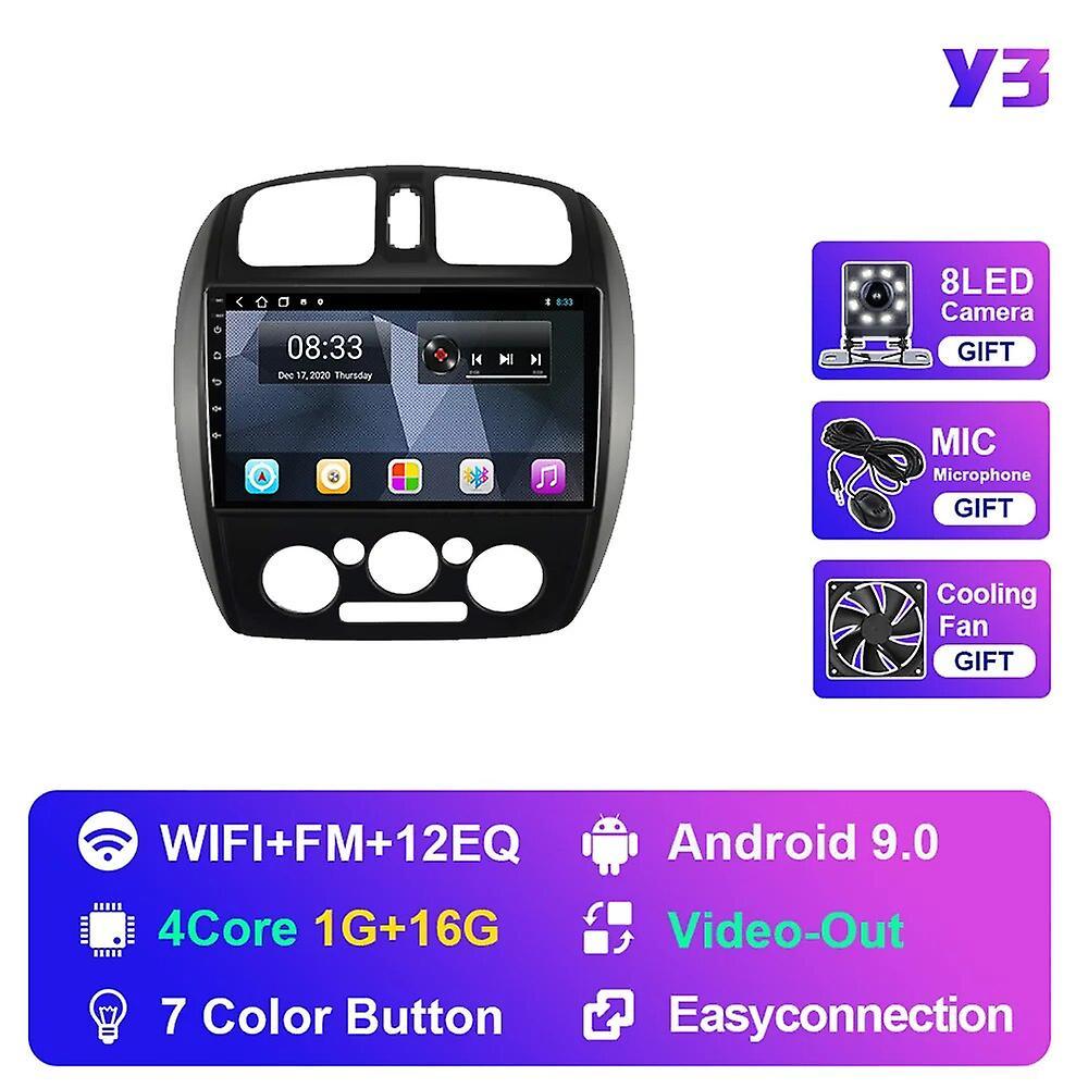 Aintier For Mazda 323 2000-2003 Car Radio Autoradio Accessories Multimedia No 2din Dvd Video Audio Navigation Gps Stereo Player Y3 1G 16G