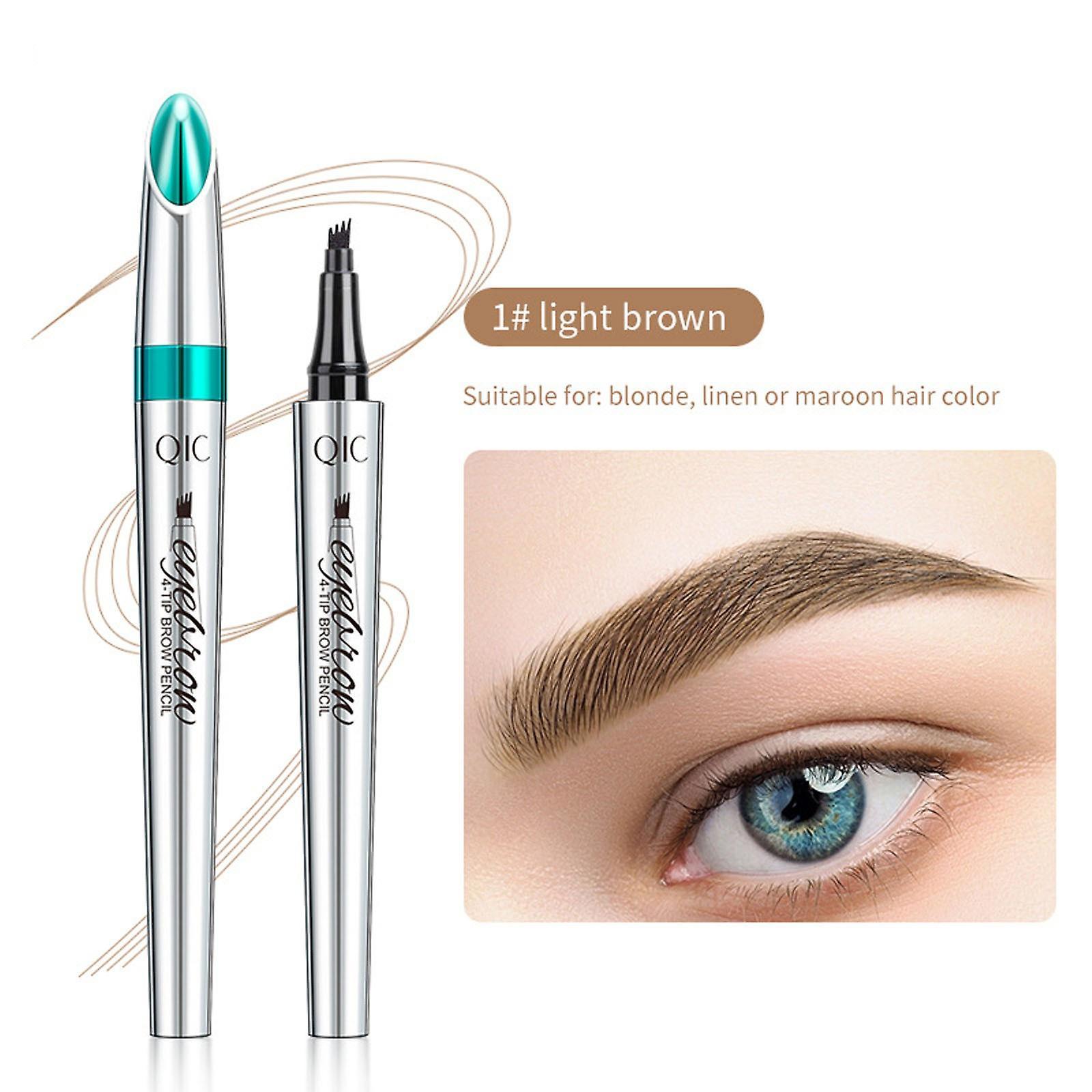 Baodan Eyebrow Pencil Eyebrow Microblading Pen  Eyebrow Pen Micro 4 Point Brow Pen Lift Snatch Eyebrow Eye Makeup Long Lasting Waterproof Proof Nat...