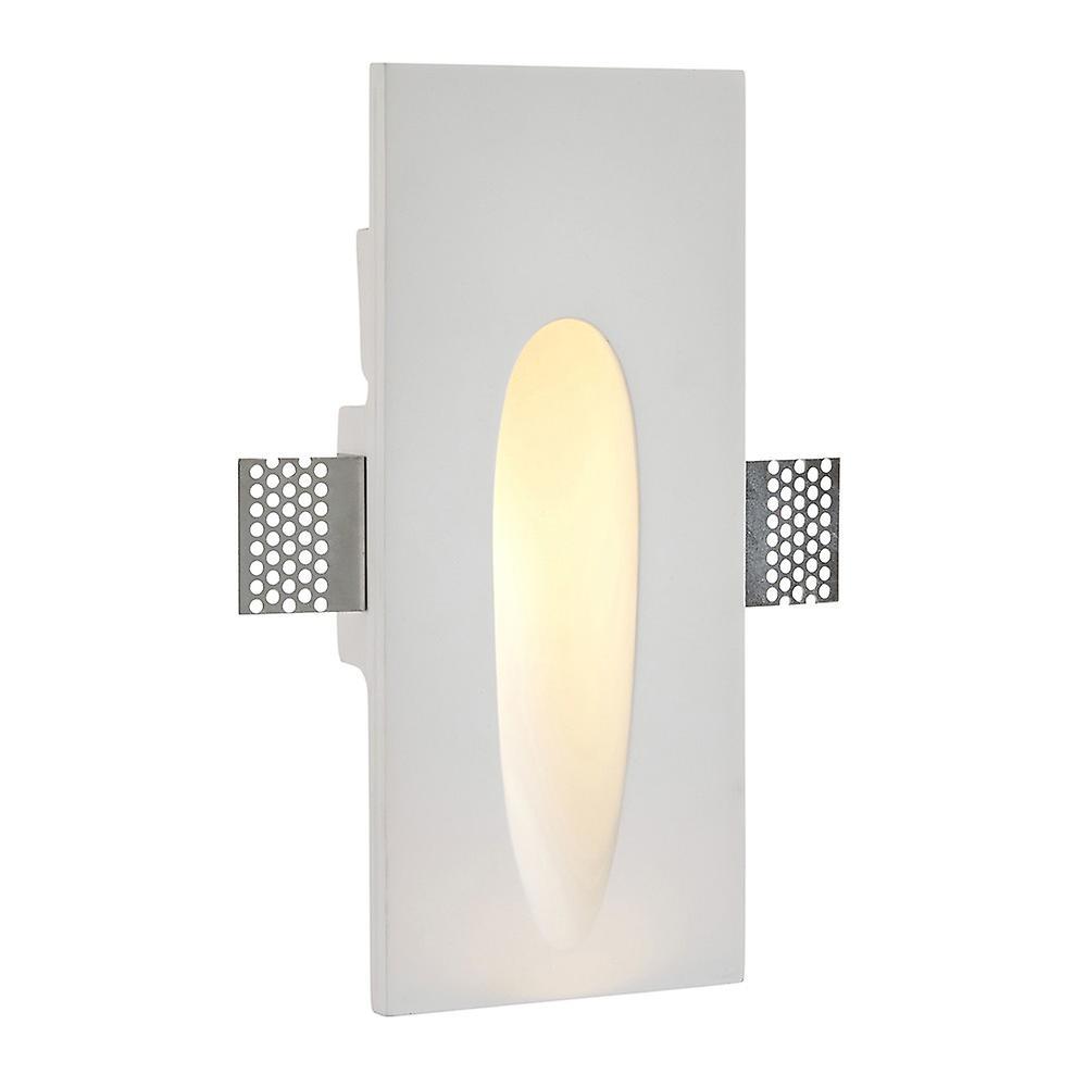 Saxby Lighting (Poole) Zeke Recessed Wall Light Trimless Rectangular 1.5W White Plaster