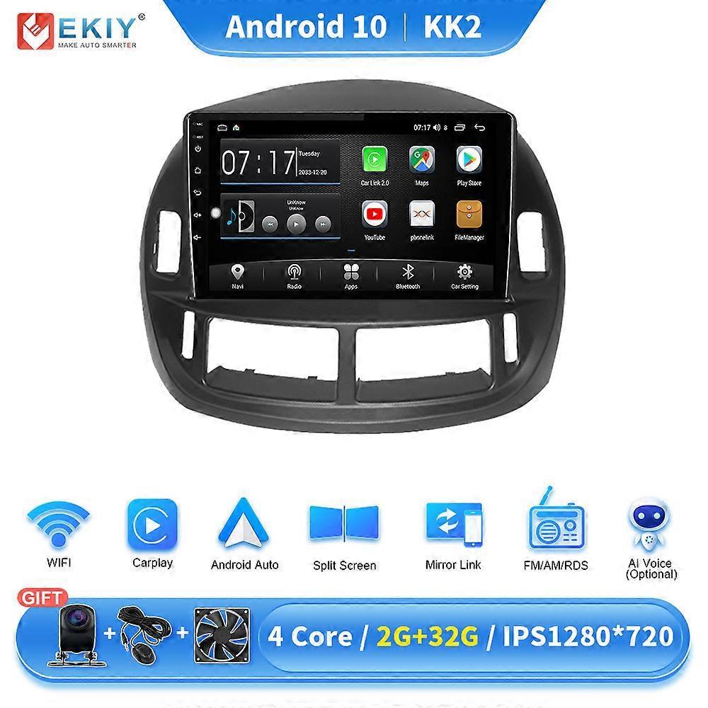 Redkid Screen Intelligent Android Car Radio For Toyota Previa LHD 2003 - 2008 Multimedia Video Player Auto Navigation GPS KK2 2G 32G