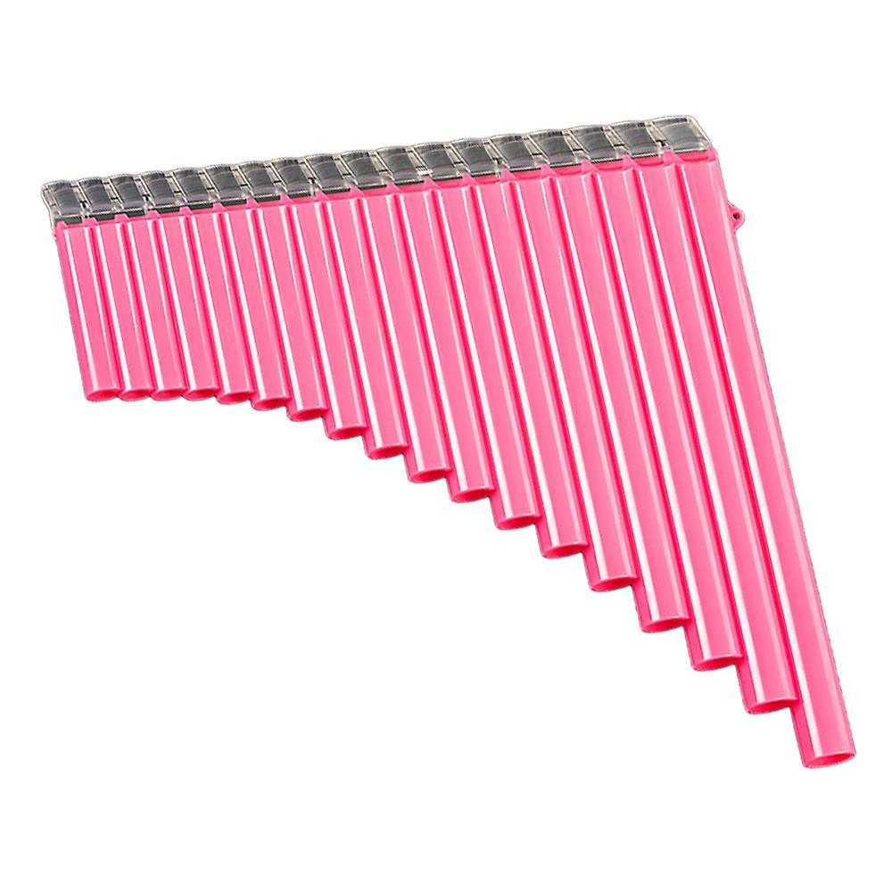 Yydd Flute 18 Pipes Panpipe Music Wind Instrument &bag For Beginners Studentgift Idea For Beginner Musician pink