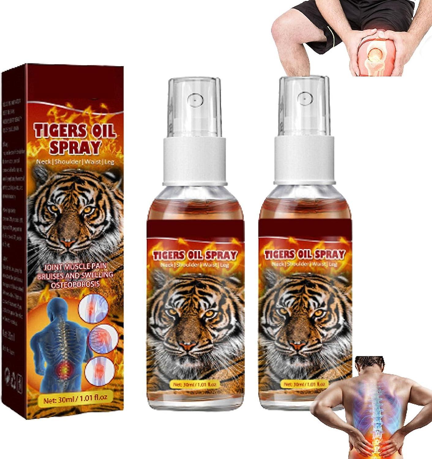 Frusde Pain Relief Spray, Joint Body Pain Relief Spray, Turmeric Massage Oils For Arthritis & Pain Relief, Tiger Oil Spray For Arthritis Rheumatic ...