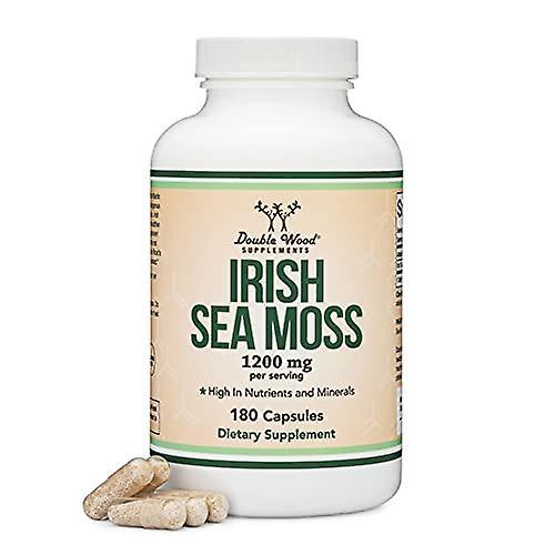 Double wood supplements irish sea moss capsules 180 caps