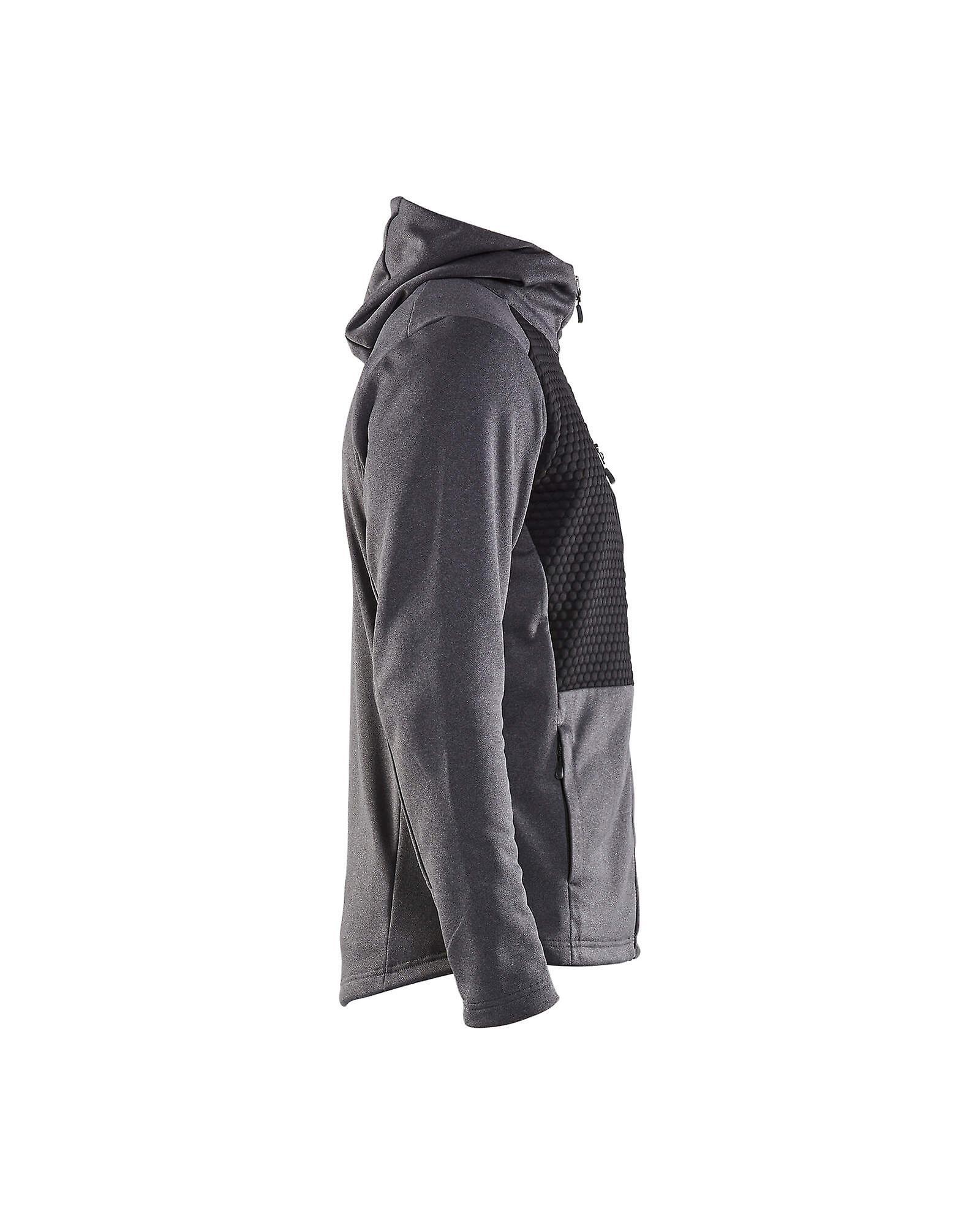 Blaklader 3540 hoodie full zip - mens (35402533) Black melange Xl