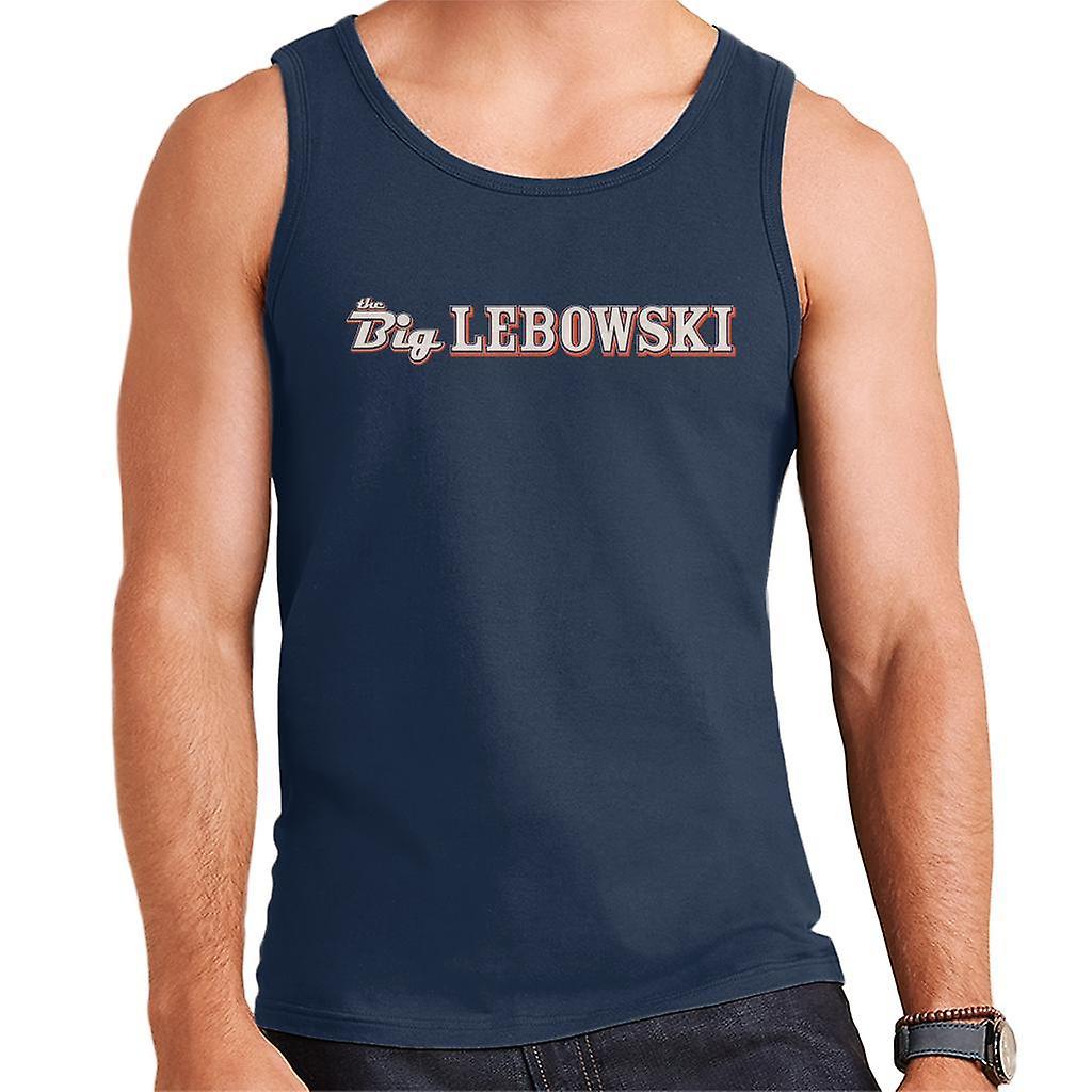 The Big Lebowski Text Logo Men's Vest Navy Blue XX-Large