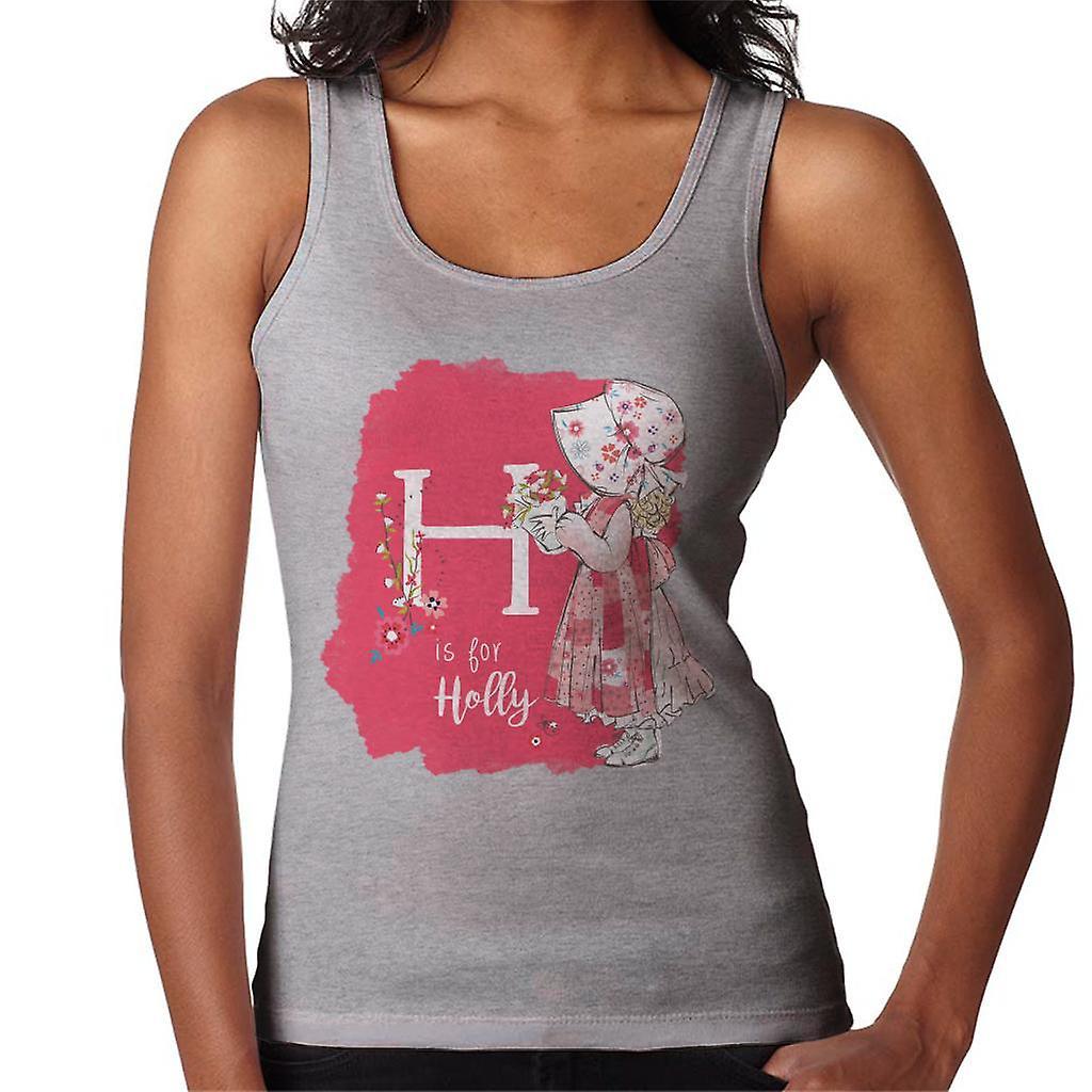 Holly Hobbie H Is For Holly Women's Vest Heather Grey XX-Large