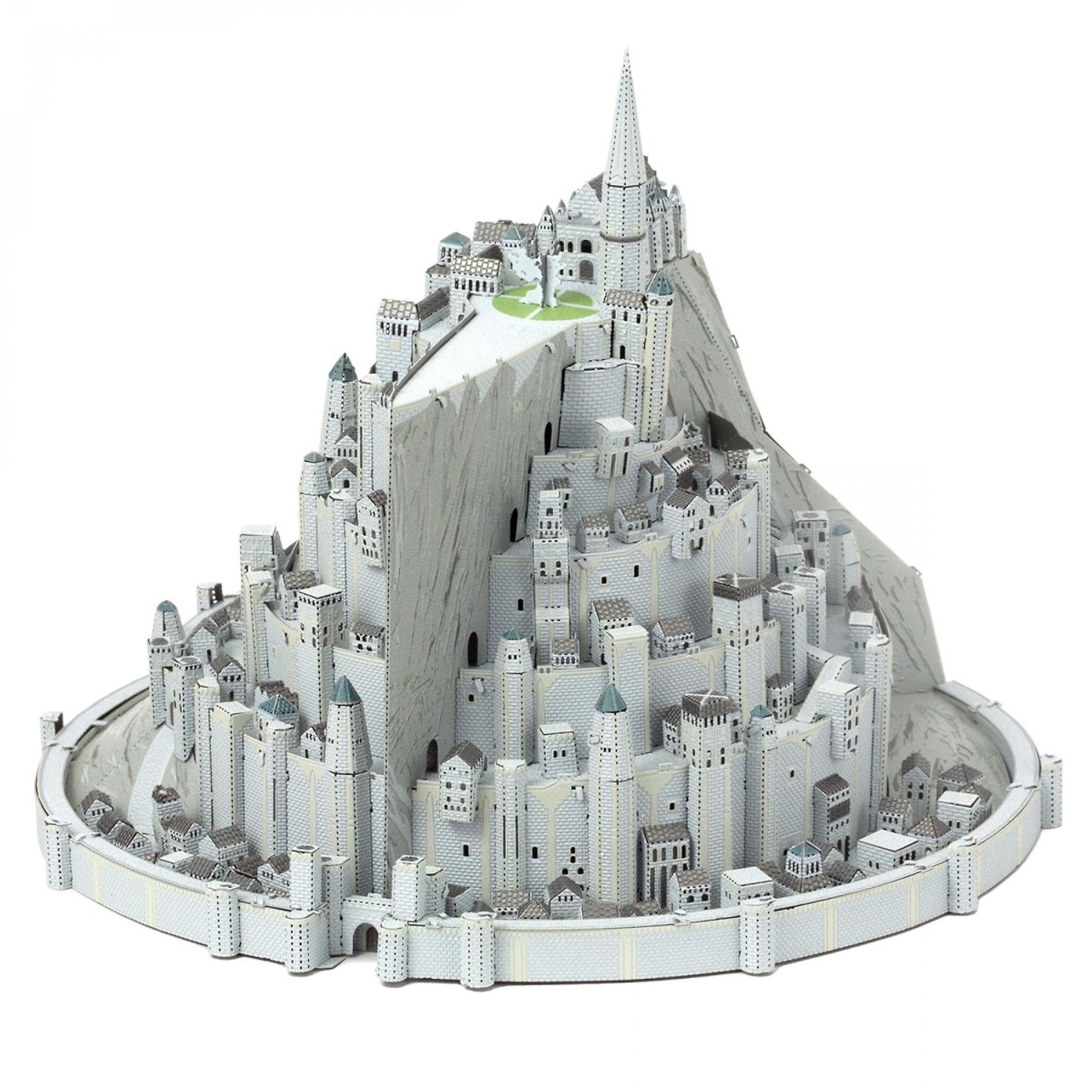 Movies Lord of The Rings Minas Tirith Premium 3D Metal Earth Model Kit Silver