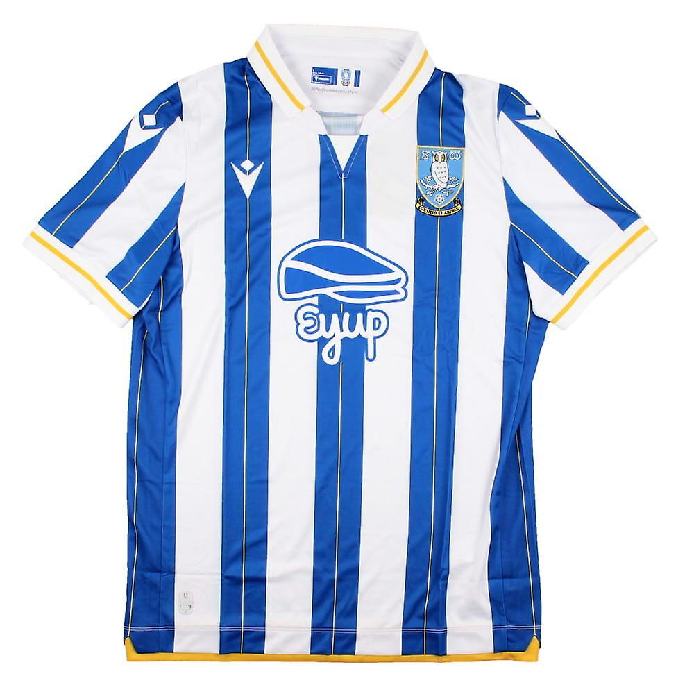 Macron 2023-2024 Sheffield Wednesday Home Shirt Blue XL Adults