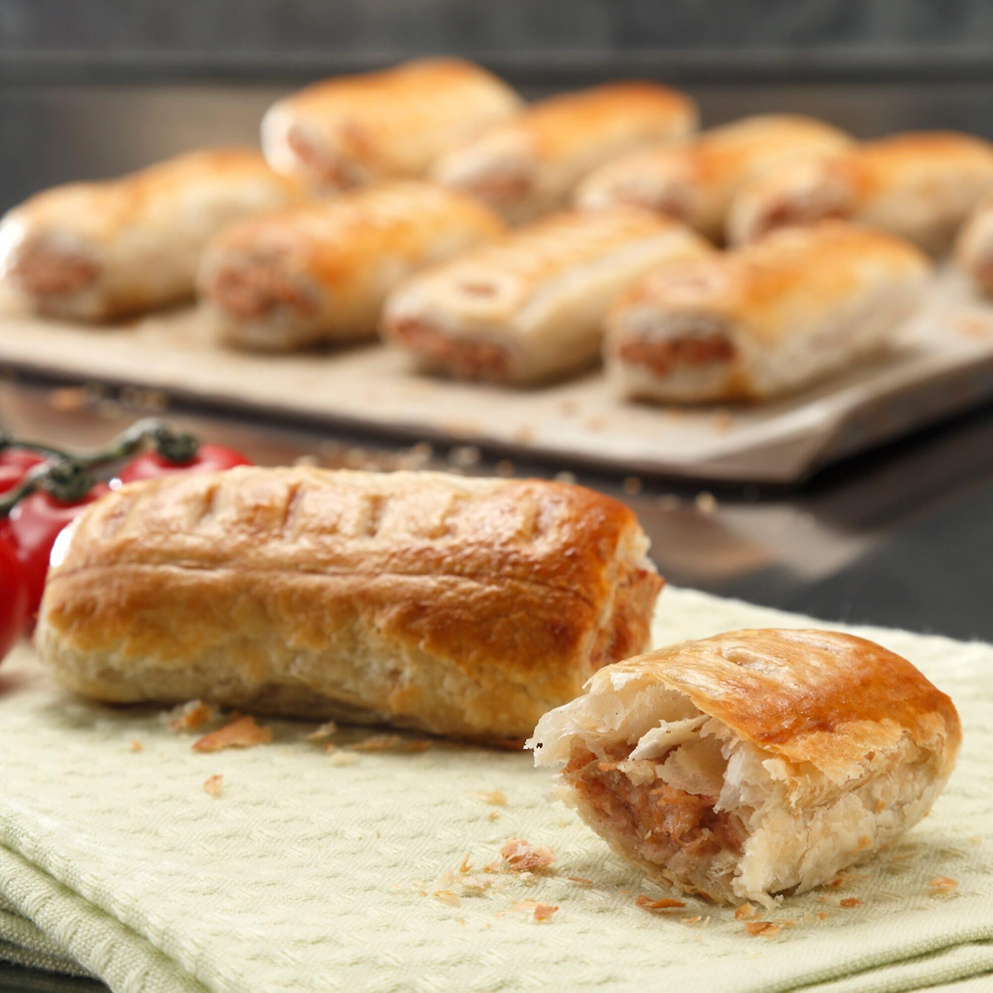 Katerveg Frozen Unbaked Vegan Sausage Rolls