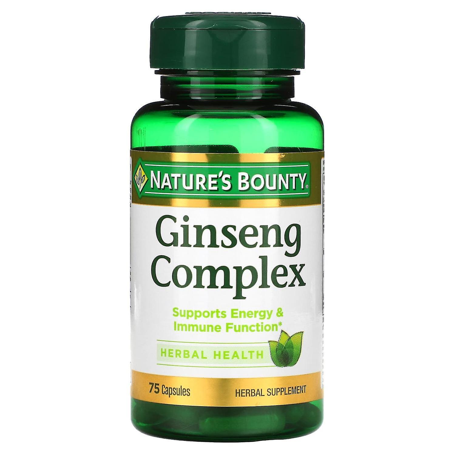 Natures Bounty Nature's Bounty, Ginseng Complex, 75 Capsules