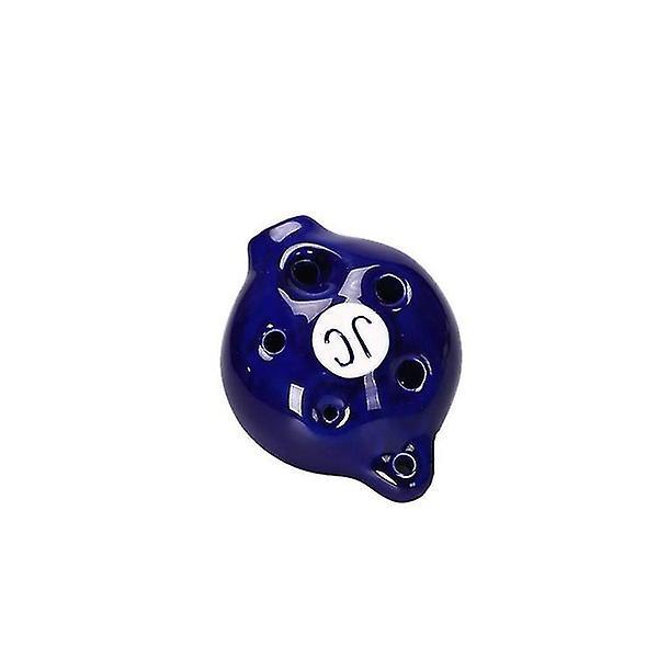 Hsmy Blue 4-Hole Ocarina