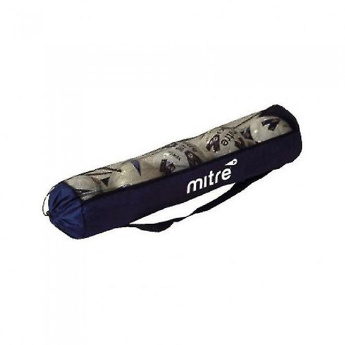 Mitre Tubular 5 Ball Football Bag Navy One Size